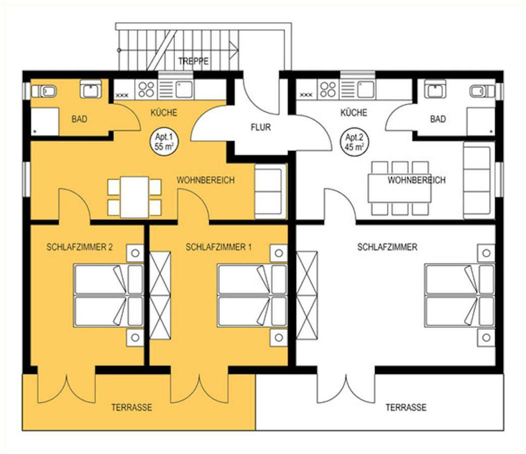 Adria Arba Apartments 拉布 外观 照片